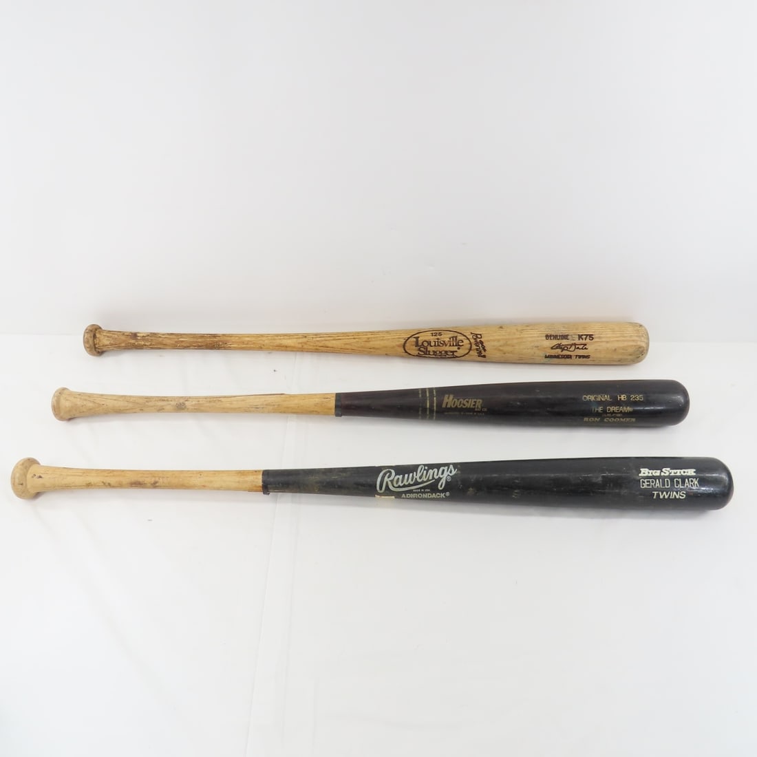 3 MN Twins Game Used Bats (1 of 20)