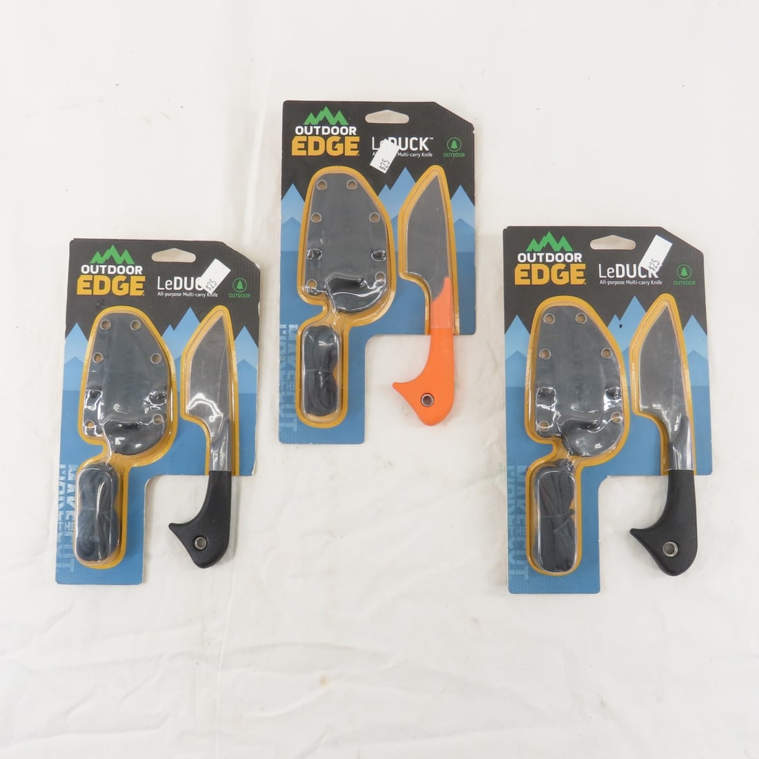 3 Outdoor Edge LeDuck Knives (1 of 7)