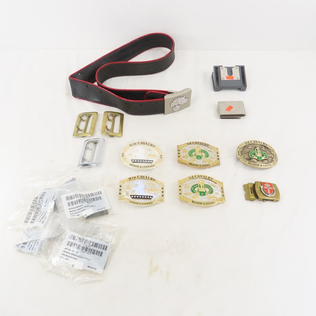 Military surplus and collectible belt buckles: Military surplus and collectible belt buckles - Please ask questions and read terms & conditions before bidding.