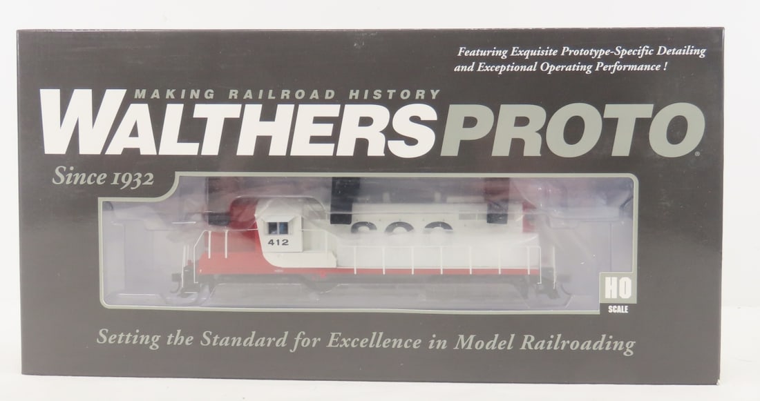 Walthers Proto Locomotive 920-42709 NIB: Walthers Proto Locomotive 920-42709 NIB - EMD GP9 PH II LOCOMOTIVE SOO LINE #412 Please ask questions and read terms & condition before bidding.