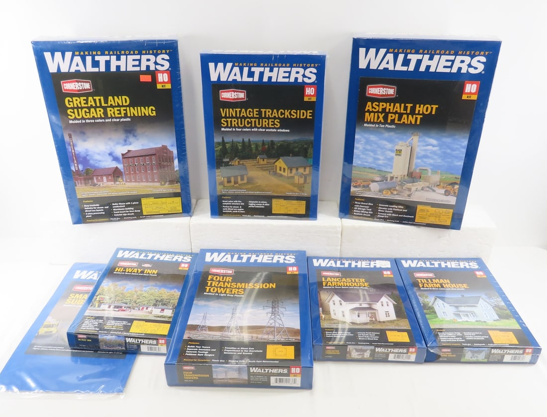 8 Walthers HO scale model kits sealed (1 of 19)