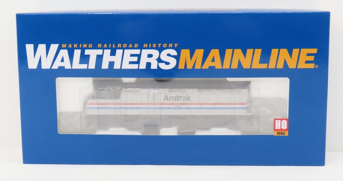 Walthers Mainline EMD F40PH Locomotive: Walthers Mainline EMD F40PH Locomotive - AMTRAK PH II #338 910-19465 NIB Please ask questions and read terms & condition before bidding.