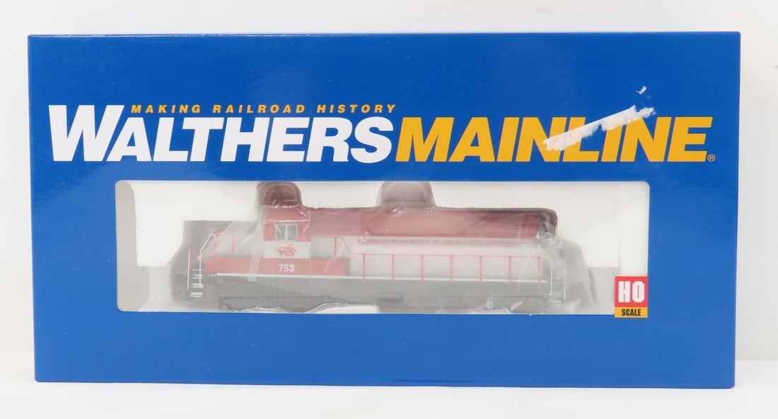 Walthers Mainline EMD GP9 Ph II Locomotive: Walthers Mainline EMD GP9 Ph II Locomotive - Wisconsin Southern #753 910-20412 NIB Please ask questions and read terms & condition before bidding.
