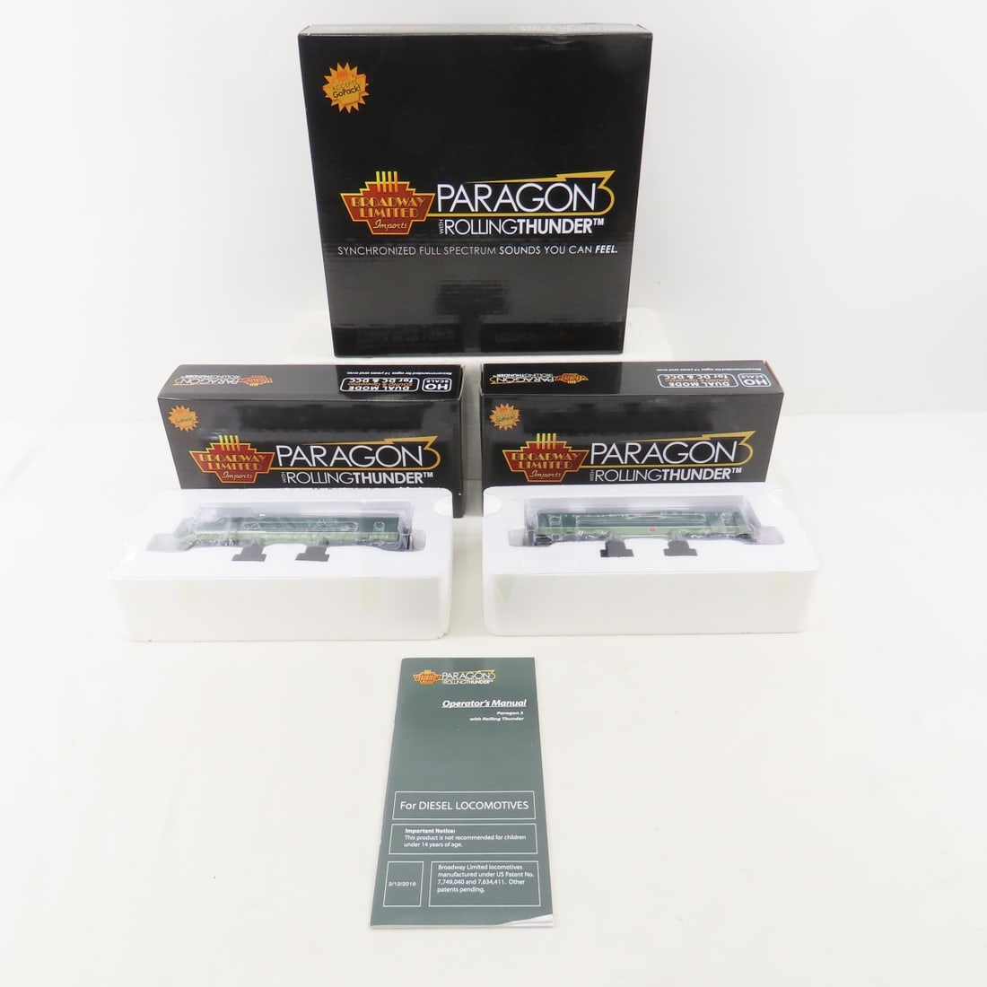 Paragon with Rolling Thunder Locomotive #4847 NIB (1 of 16)