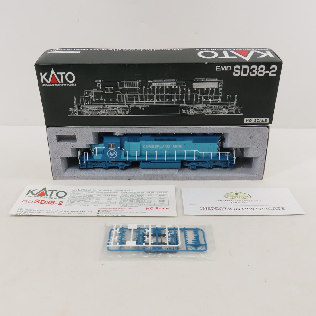 KATO EMD SD38-2 Locomotive 37-6491: KATO EMD SD38-2 Locomotive 37-6491 - U.S. Steel #1 NIB Please ask questions and read terms & condition before bidding.