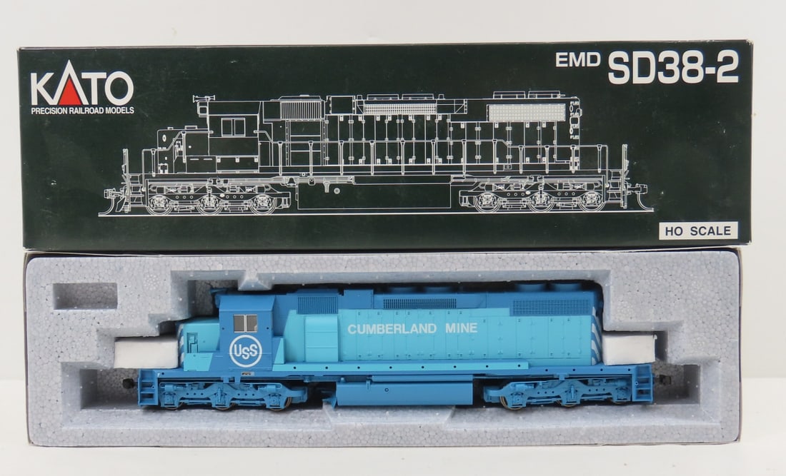 KATO HO Locomotive EMD SD38-2 37-6491: KATO HO Locomotive EMD SD38-2 37-6491 - U.S. Steel #1 NIB Please ask questions and read terms & condition before bidding.