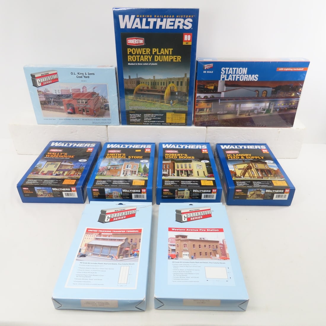 9 Walthers HO scale model kits most sealed (1 of 16)