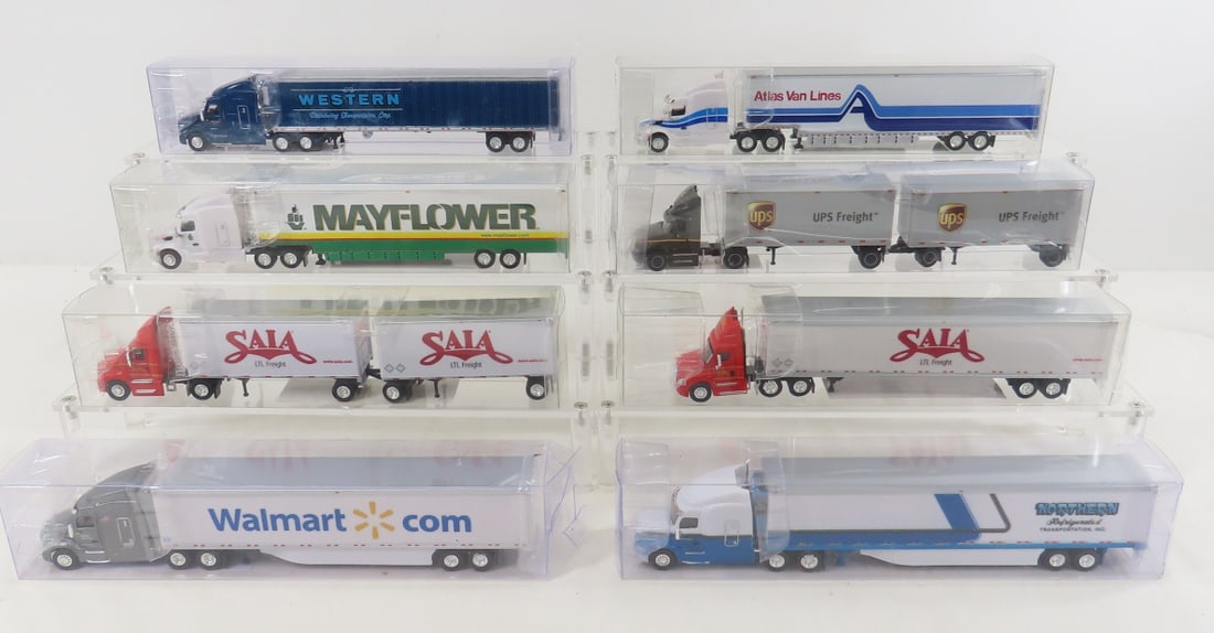 8 Kenworth Trucks N'Stuff Semi Tractor Trailer NIB (1 of 11)