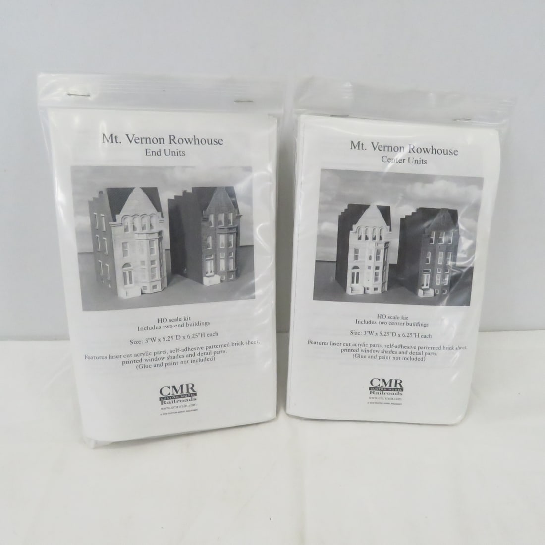 CMR HO Mt. Vernon Rowhouse End & Center Unit Kits (1 of 6)
