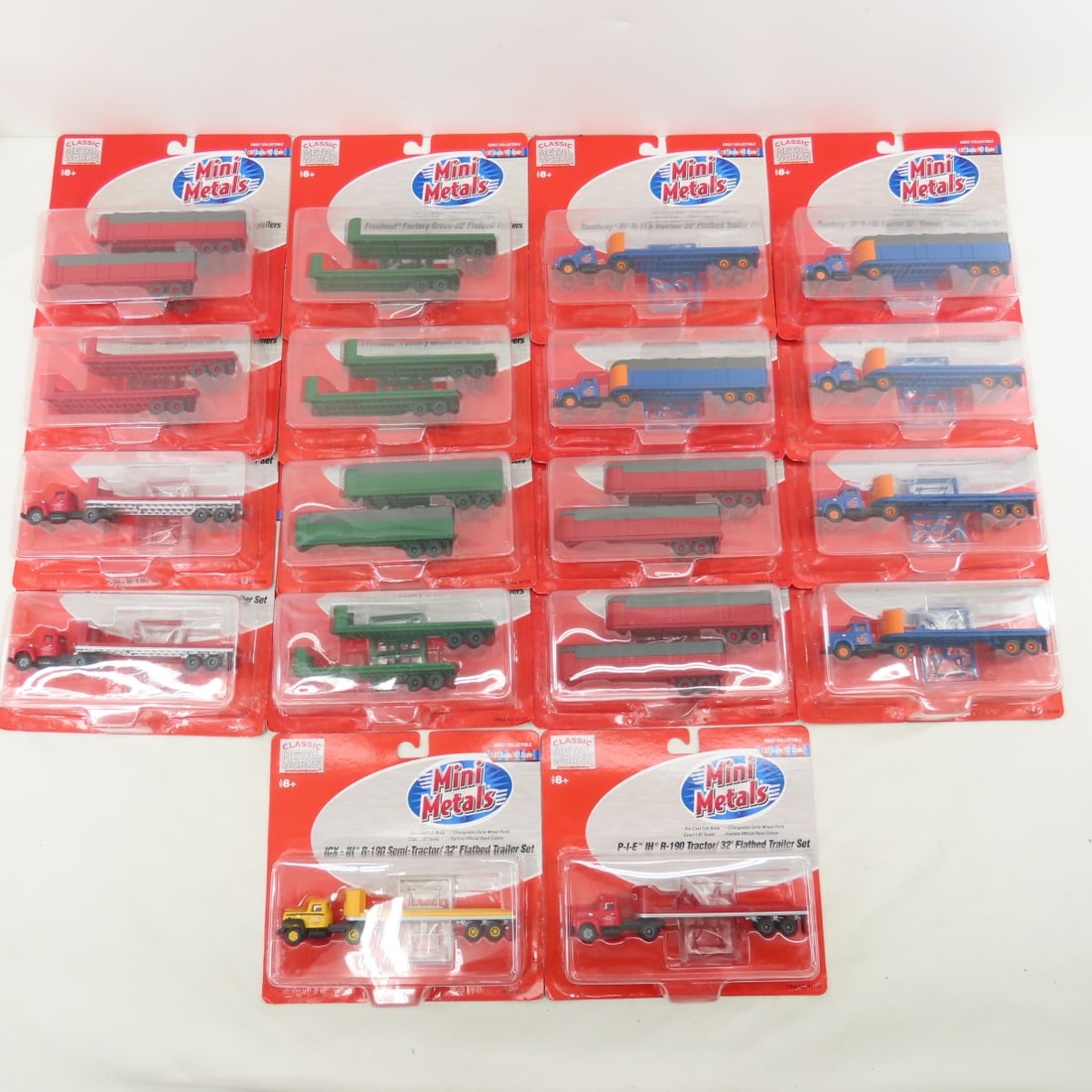 10 Semi Truck trailers & 8 Trailer 2 Packs- HO: 10 Semi Truck trailers & 8 Trailer 2 Packs- HO - Mini Metals Classic Metal Works NIP Please ask questions and read terms & condition before bidding.