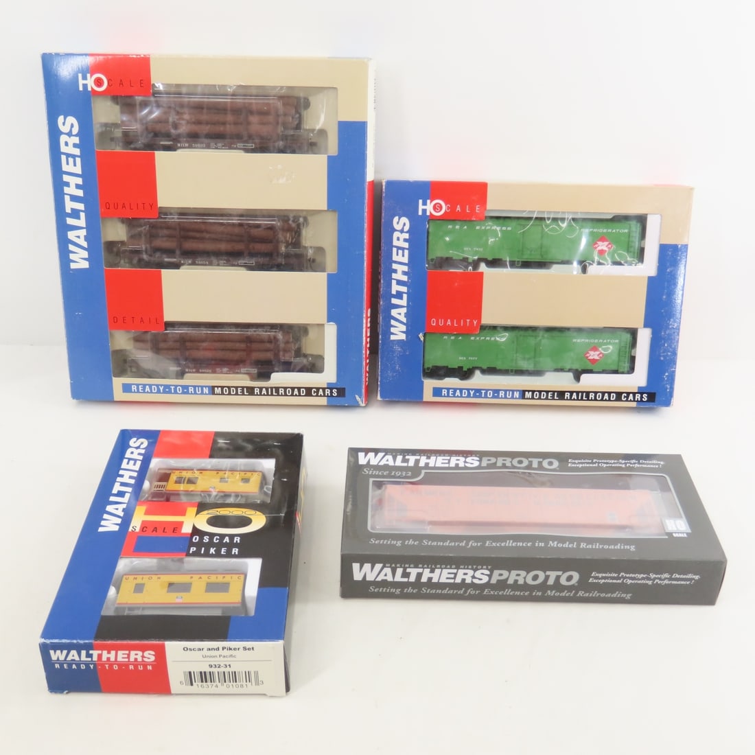 Walthers HO train cars, 3 pack, 2 pack, PROTO NIB (1 of 13)