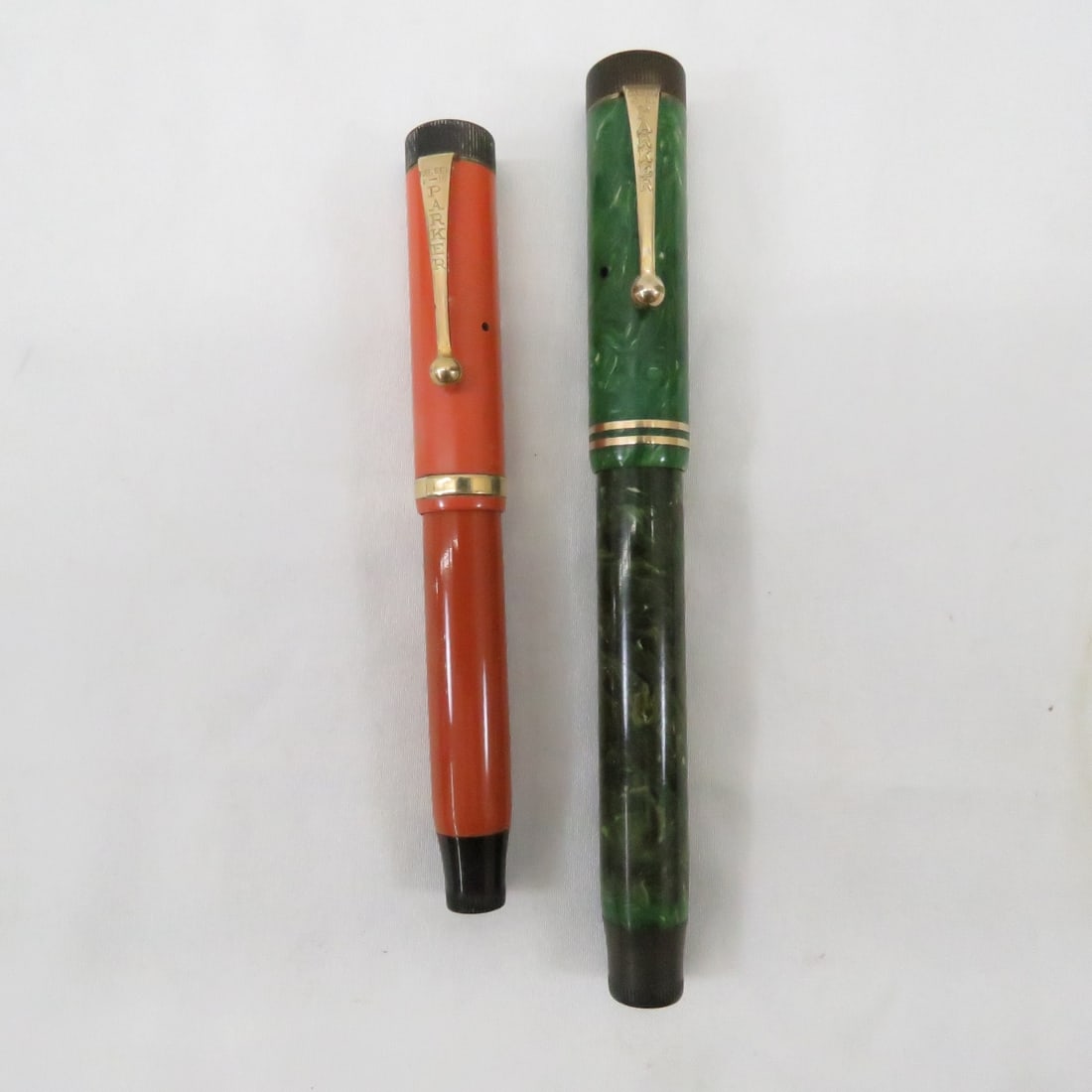Parker Duofold & JR Lucky Curve fountain pens (1 of 7)