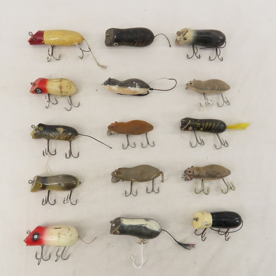 15 Vintage Mouse Fishing Lures (1 of 10)