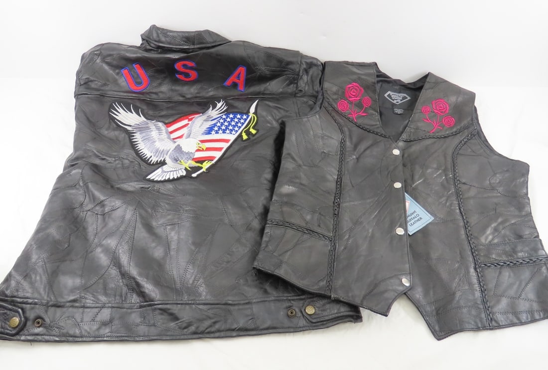 Giovanni Navarre USA Leather jacket with tag XL (1 of 8)