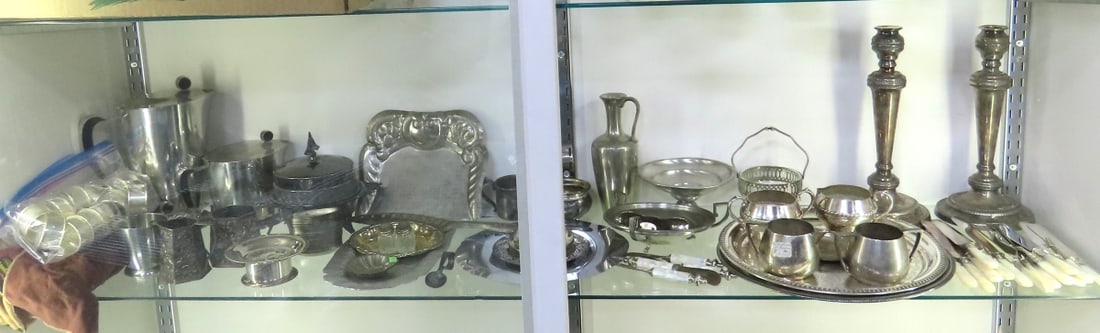 Large Collection of Silverplate & Pewter (1 of 10)