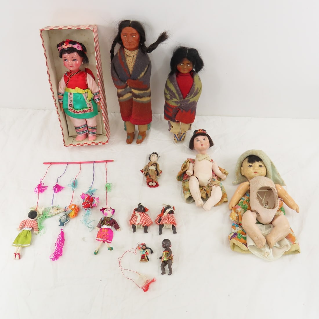 Skookum, Black Americana & Asian Dolls (1 of 14)