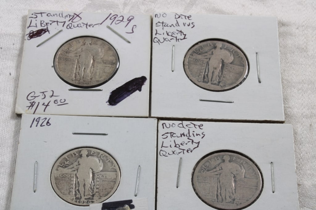 4 Standing Liberty Silver Quarters (1 of 9)