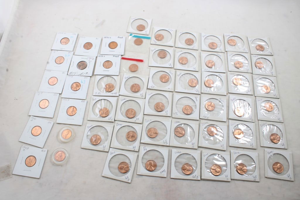 40 Carded Lincoln Cents (1 of 20)