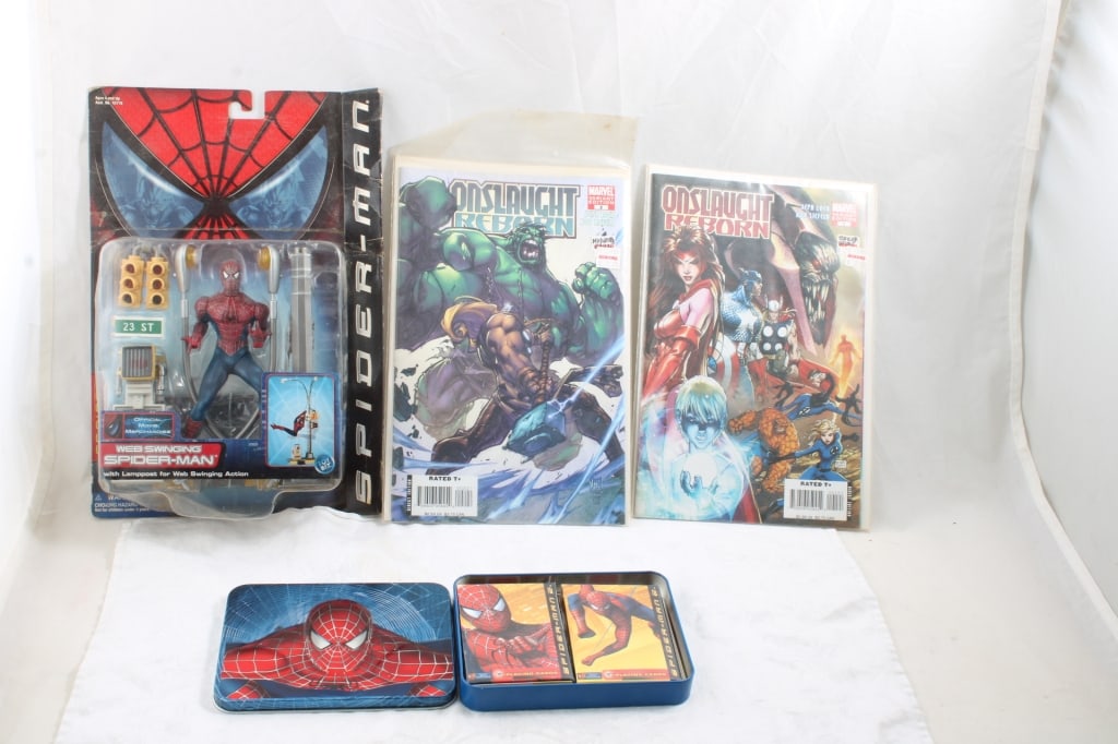 Marvel Spiderman Web Swinging Figure Cards (1 of 16)