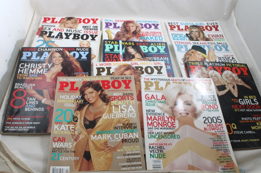 11 Playboy Magazines 2005 & 2006 (1 of 12)