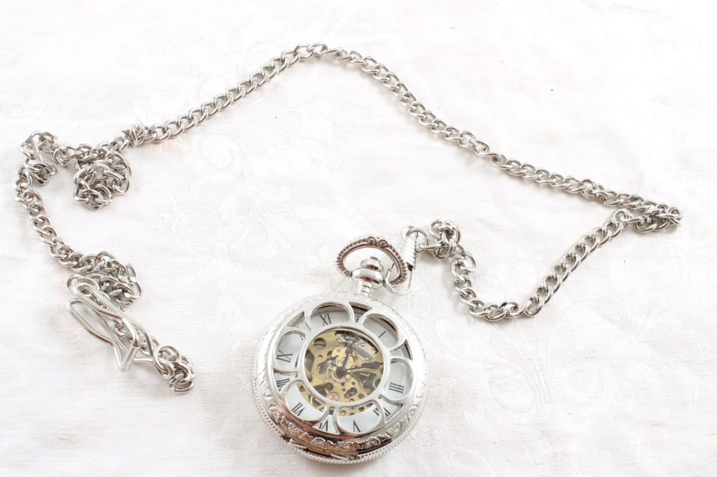 Skeleton Manual Wind Pocket Watch Working (1 of 8)