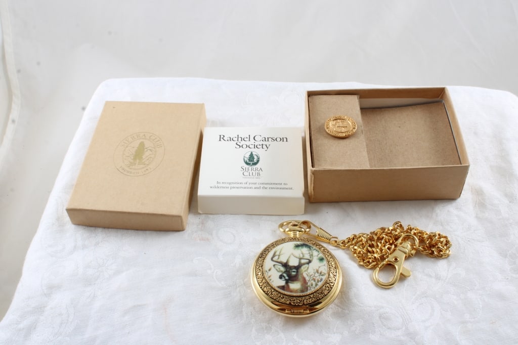 Franklin Mint Sierra Club Pocket Watch Working (1 of 11)