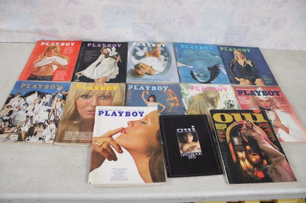 11 Playboy Magazines, Oui Magazine, Datebook (1 of 20)