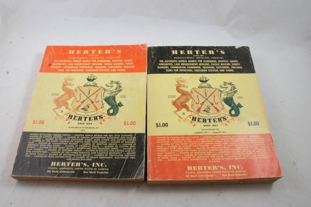2 Herter's Catalogs #81 & #82 1971 & 1972 (1 of 7)