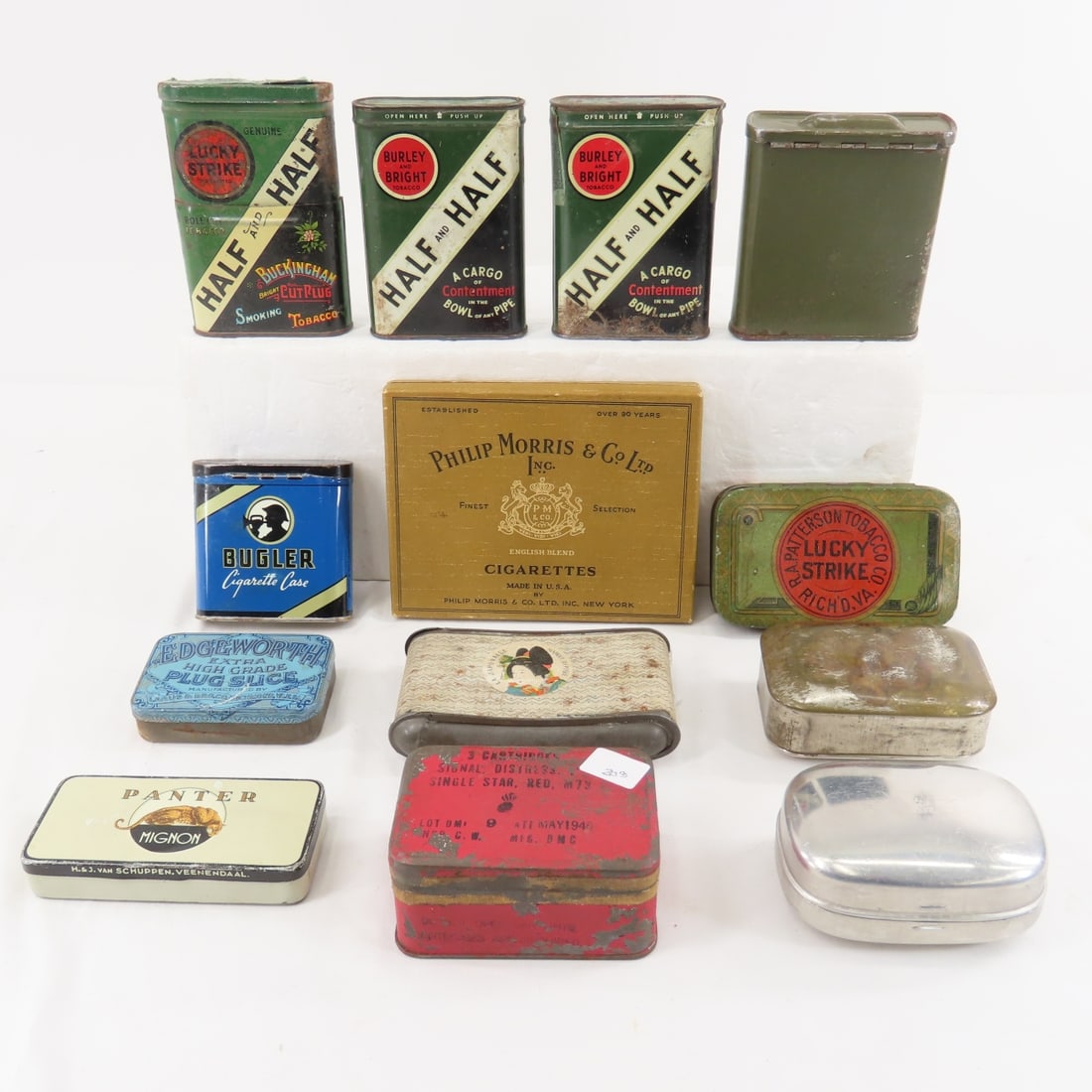 13 Misc Vintage Tobacco & Soap Tins (1 of 18)