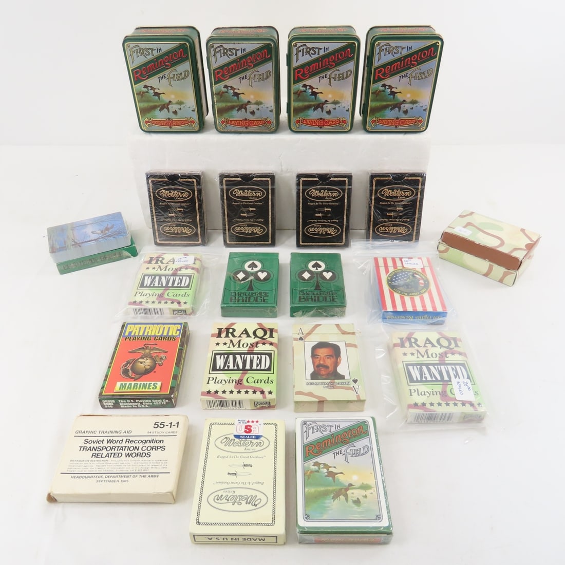 27 Decks Playing Cards, Remington, Iraq War (1 of 15)