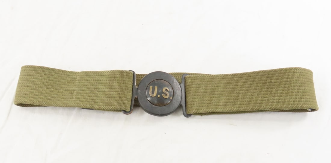 1910 WWI US Army Garrison Belt: 1910 WWI US Army Garrison Belt - Please read terms & conitions and ask questions before bidding.