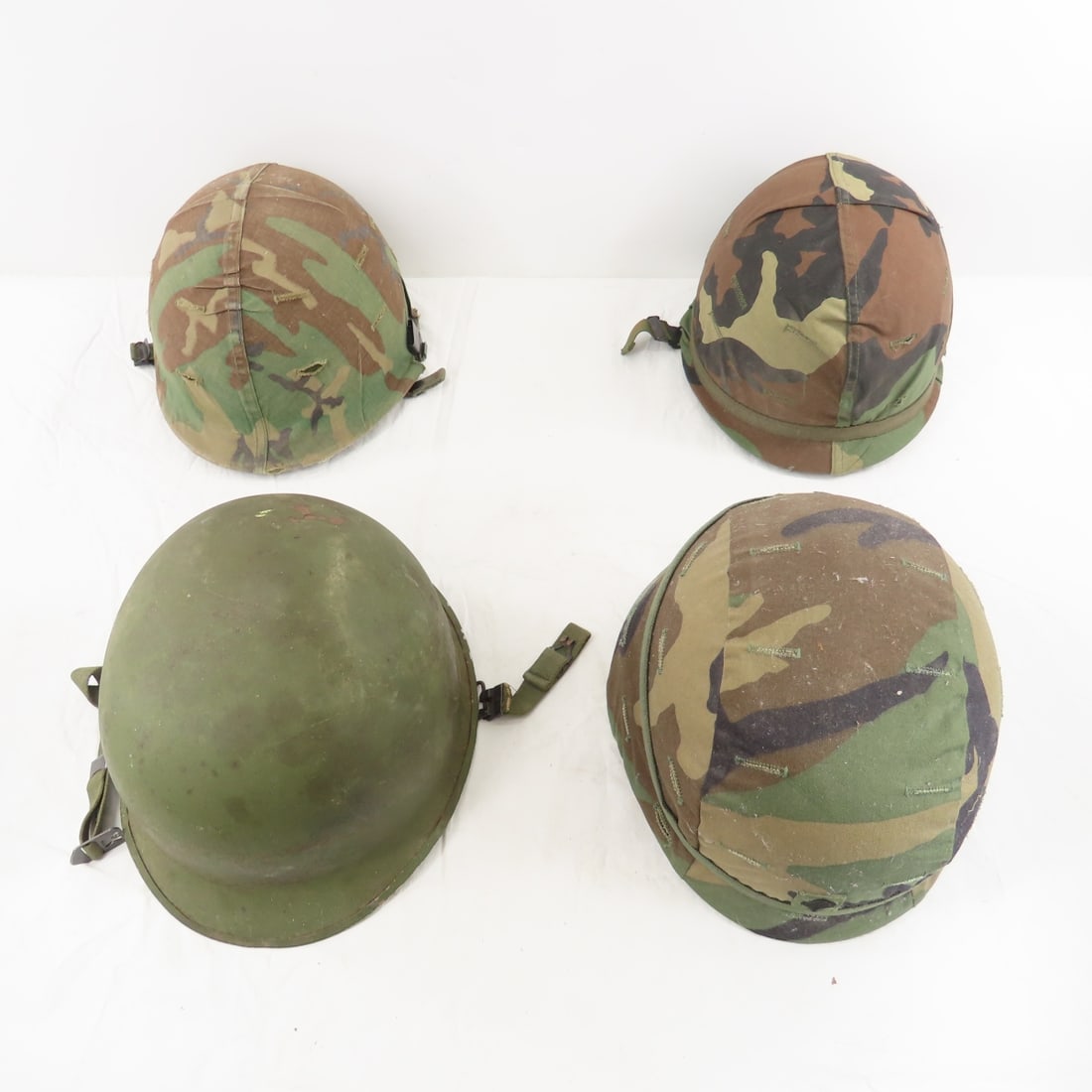 3 Vietnam and 1 Gulf War US Military Helmets (1 of 11)