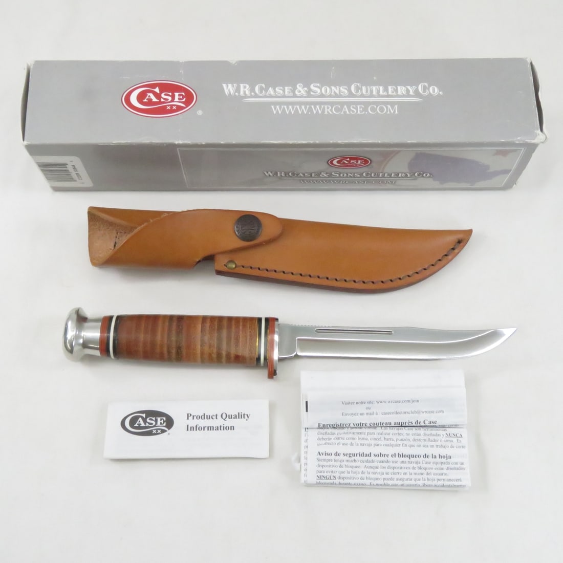 Case XX 316-5 Knife with Sheath in Box- like new (1 of 15)