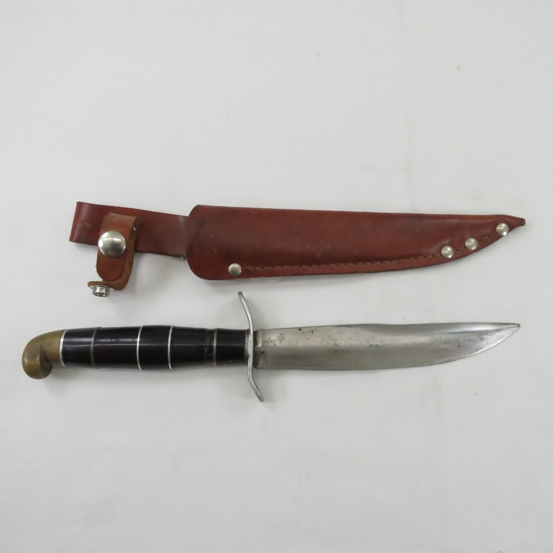 WW2 6.5" sheath knife by WW2 maker H. Johnasen (1 of 10)