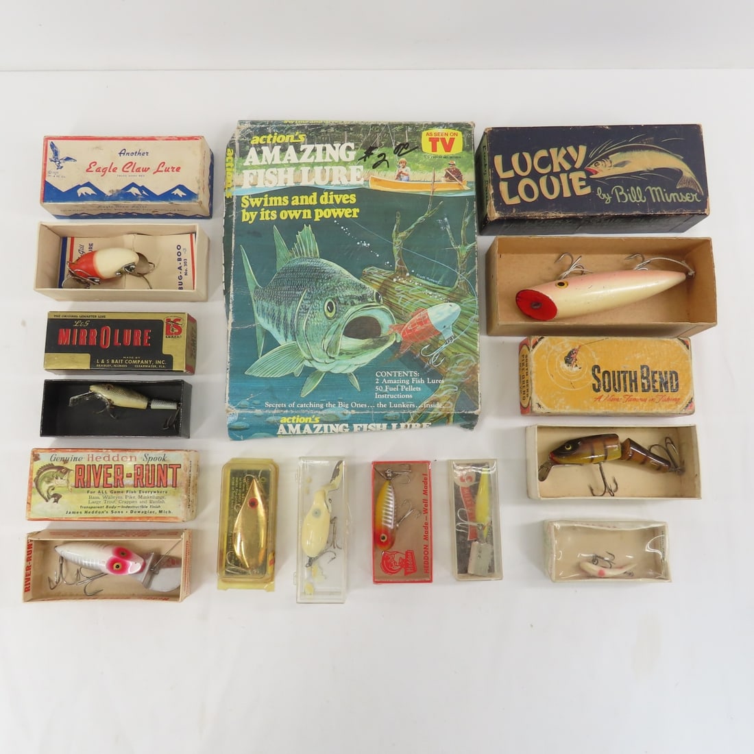 Vintage Heddon, South Bend & Other Lures in Boxes (1 of 13)