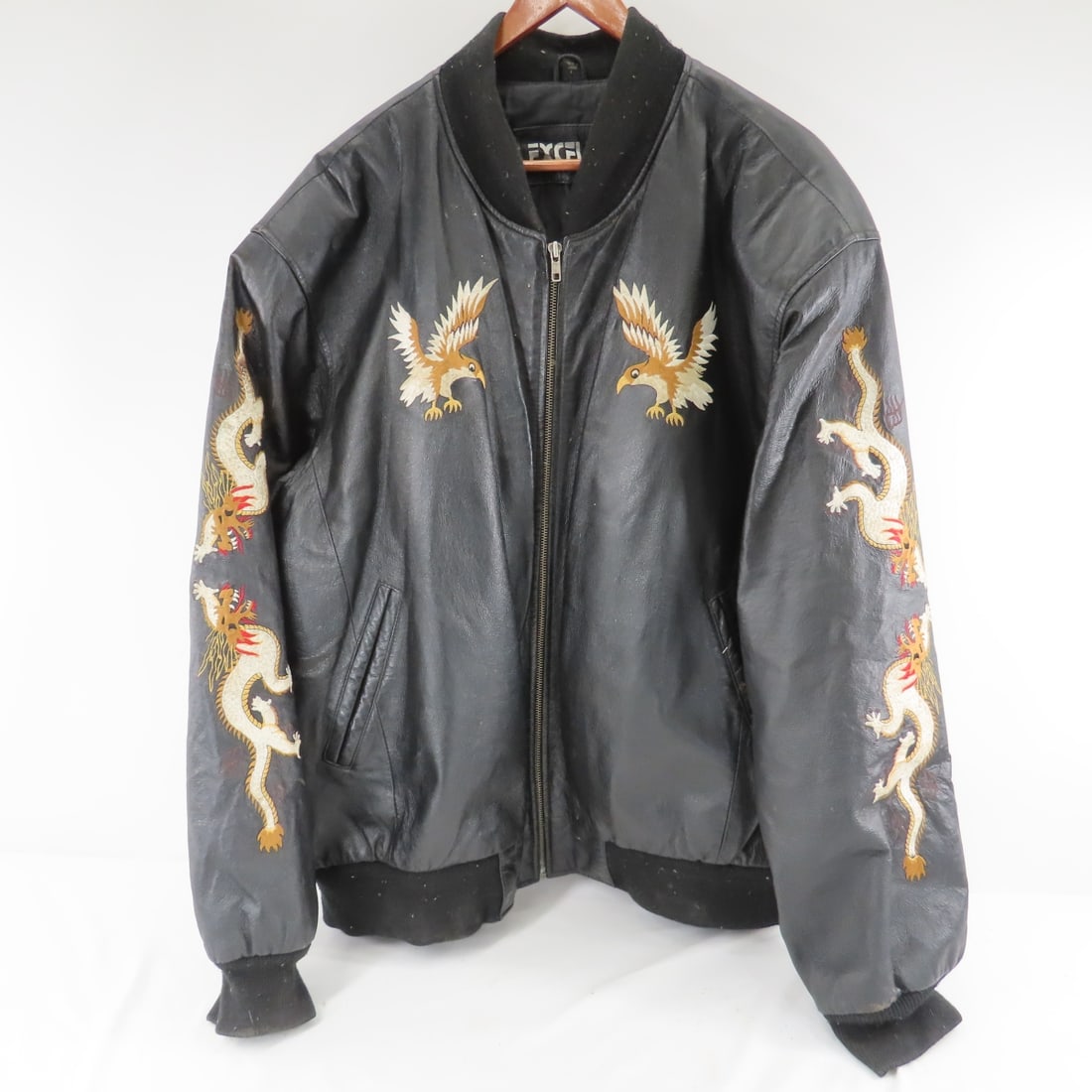 USS Midway CV-41 West Pac Tour Leather Jacket (1 of 8)