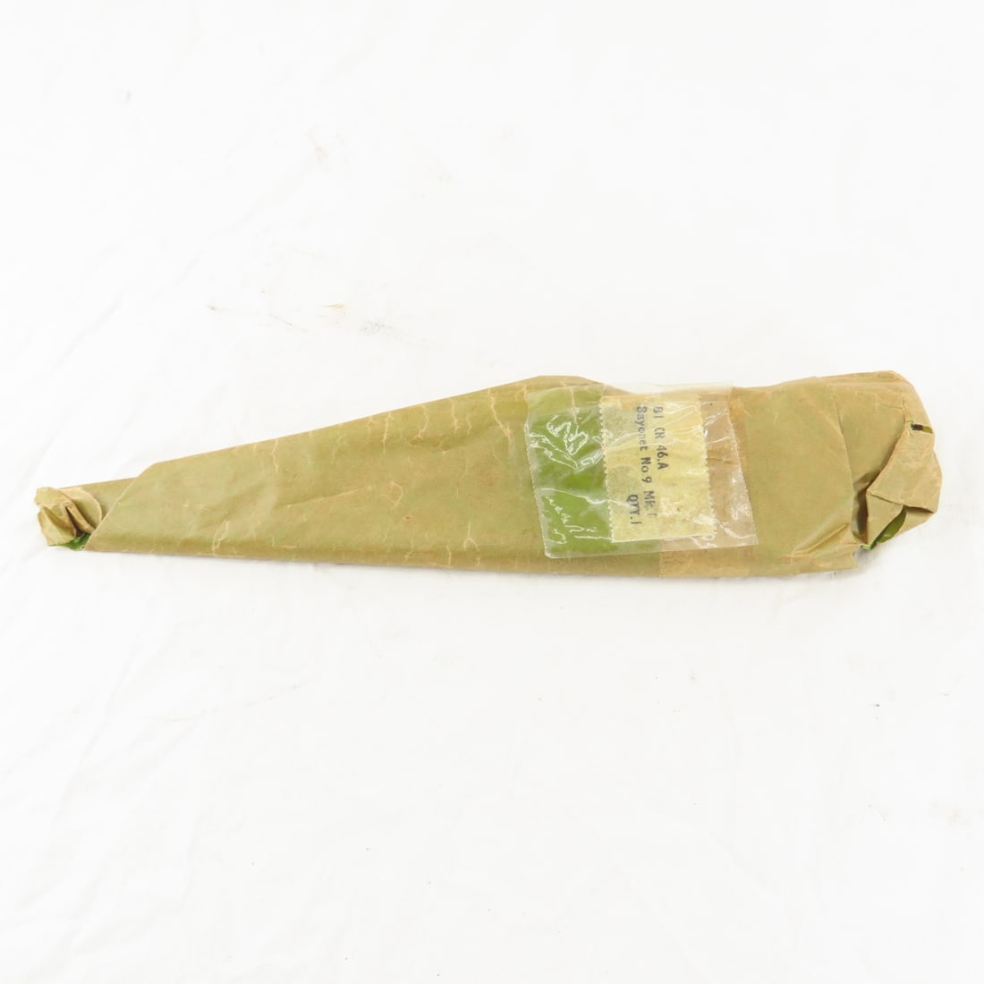 Enfield No 9 MK I Rod Bayonet- Original Wrap: Enfield No 9 MK I Rod Bayonet- Original Wrap- Please ask questions and read terms & conditions before bidding.