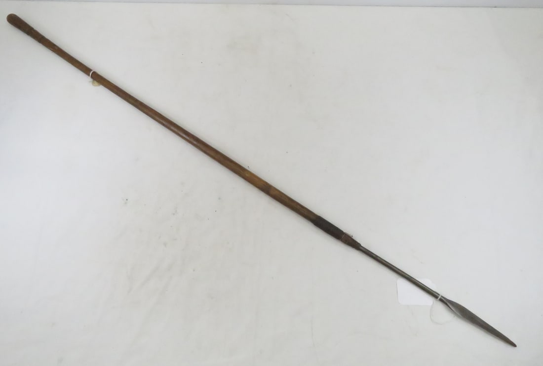 African Spear 11 1/4" blade, 44 1/4 inch handle (1 of 9)