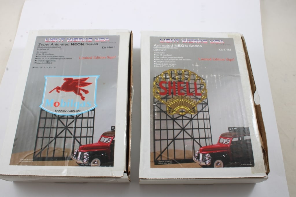 2 Light Works USA  Animated Neon Signs Shell Oil (1 of 20)