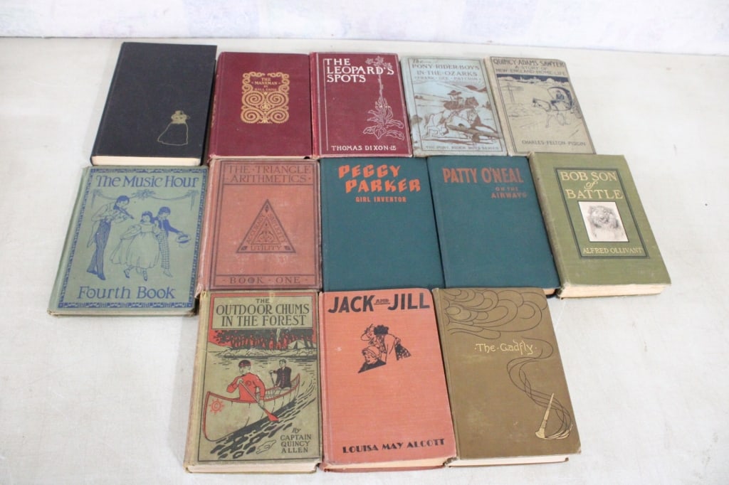 13 Antique Hard Cover Books (1 of 20)