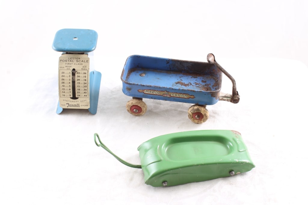 Wyandotte Racing Wagon, Radio Flyer, Postal Scale (1 of 20)