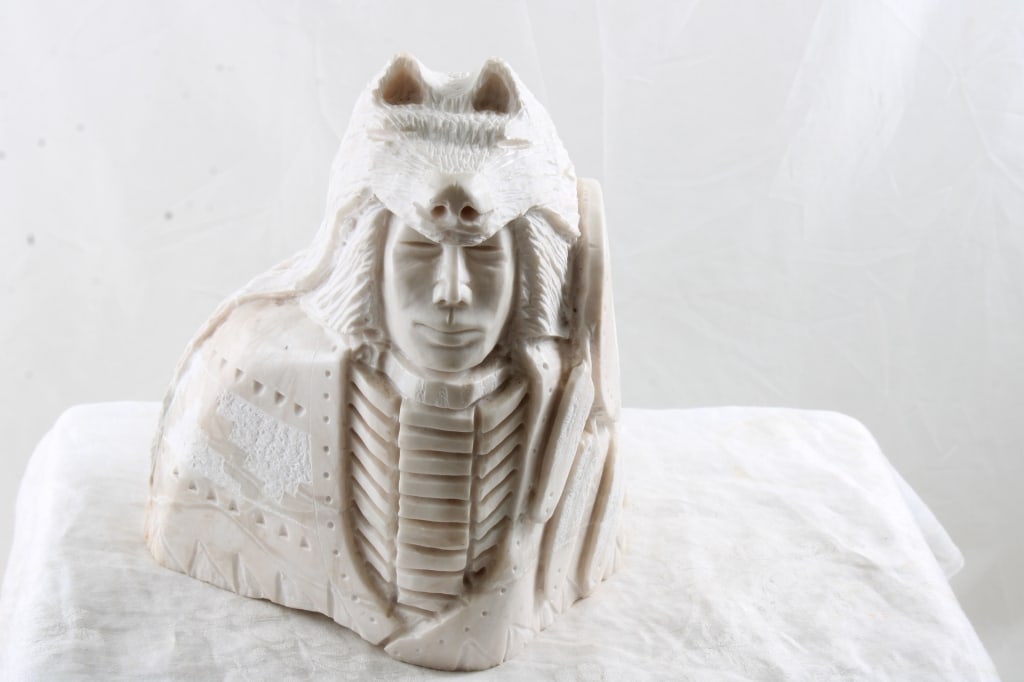 Brian BeGay Signed Navajo Alabaster Sculpture (1 of 12)