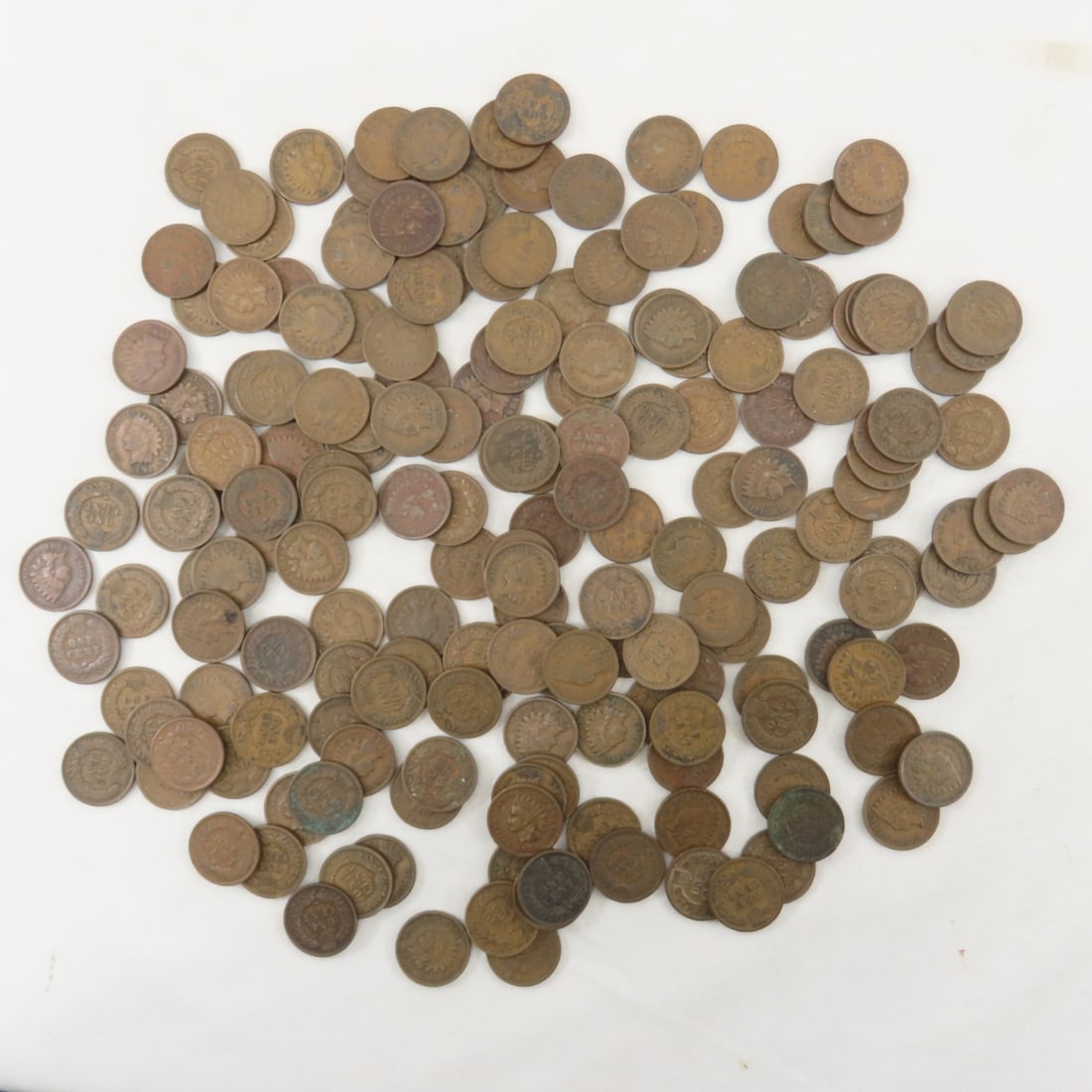 100 Mixed Date Indian Head Cents (1 of 7)
