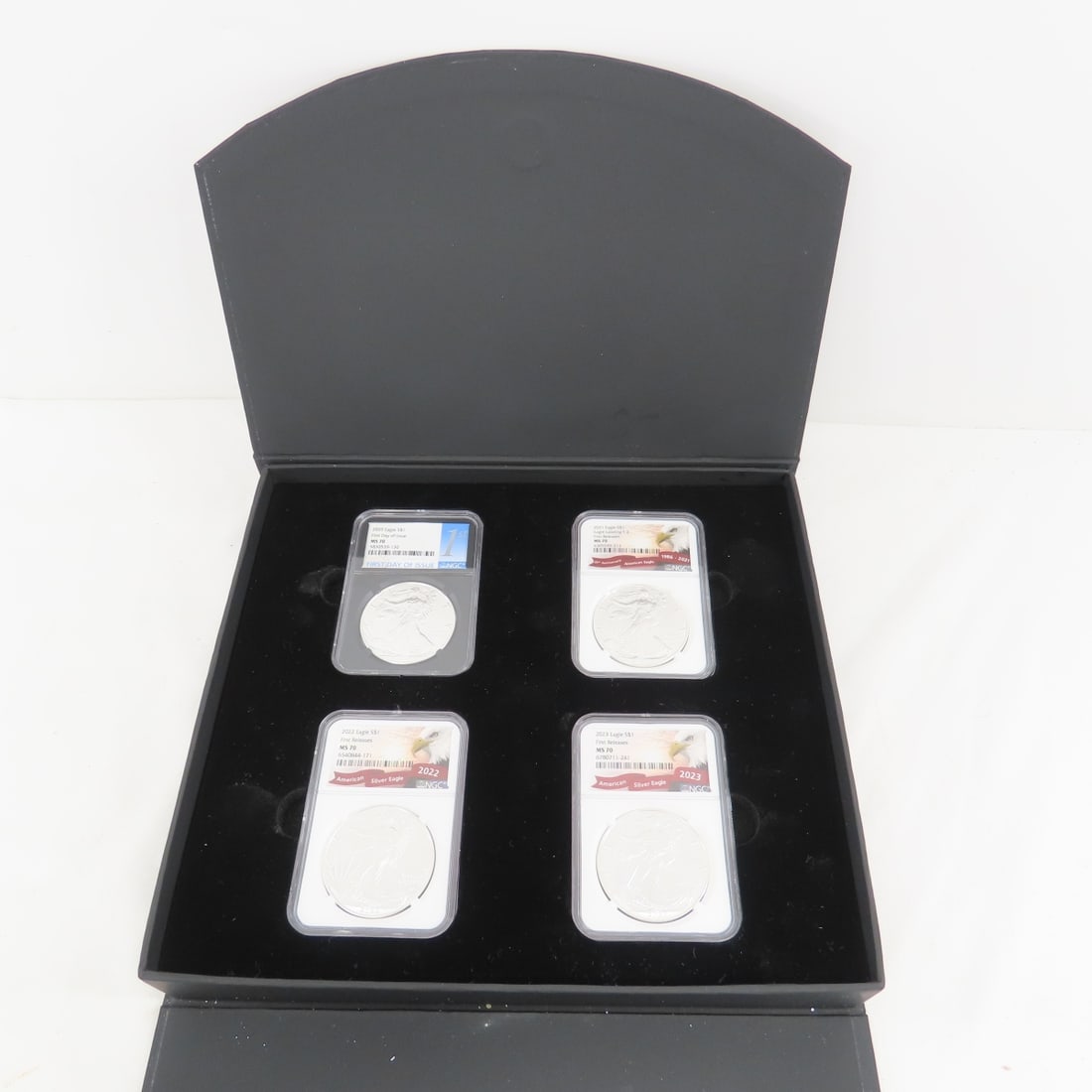 2020-23 American Silver Eagles all NGC MS70 (1 of 18)