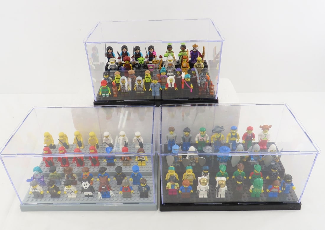 86 Assorted LEGO Mini Figures in 3 Displays (1 of 20)