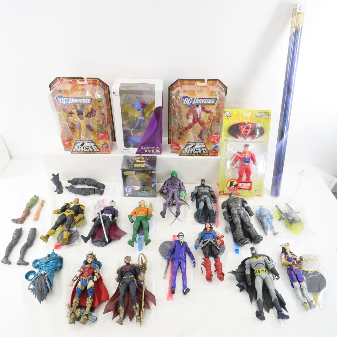 Assorted DC Universe Action Figures & Poster (1 of 20)