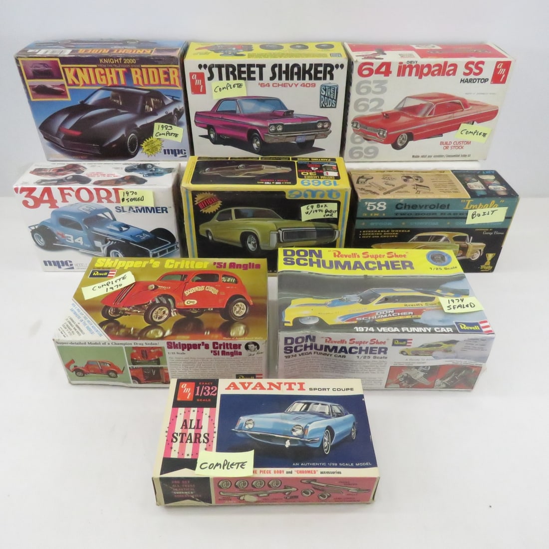 Vintage Car Model Kits- '34 Ford, Knight Rider (1 of 20)