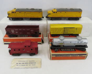 Lionel O Gauge Set 1467W- UP Diesels (1 of 20)
