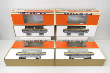 4 Lionel O Gauge C&O Aluminum Car Set 6-19153 (1 of 10)