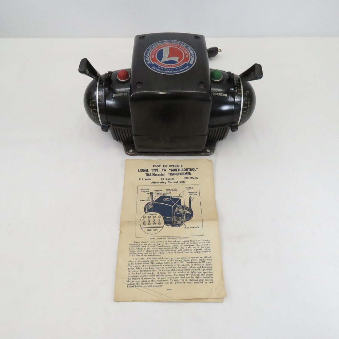 Vintage Lionel O gauge ZW Transformer (1 of 10)